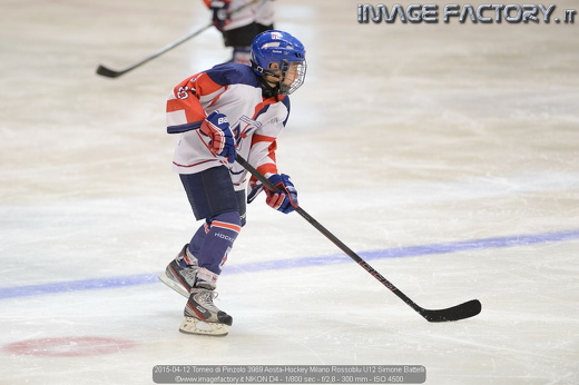 2015-04-12 Torneo di Pinzolo 3969 Aosta-Hockey Milano Rossoblu U12 Simone Battelli